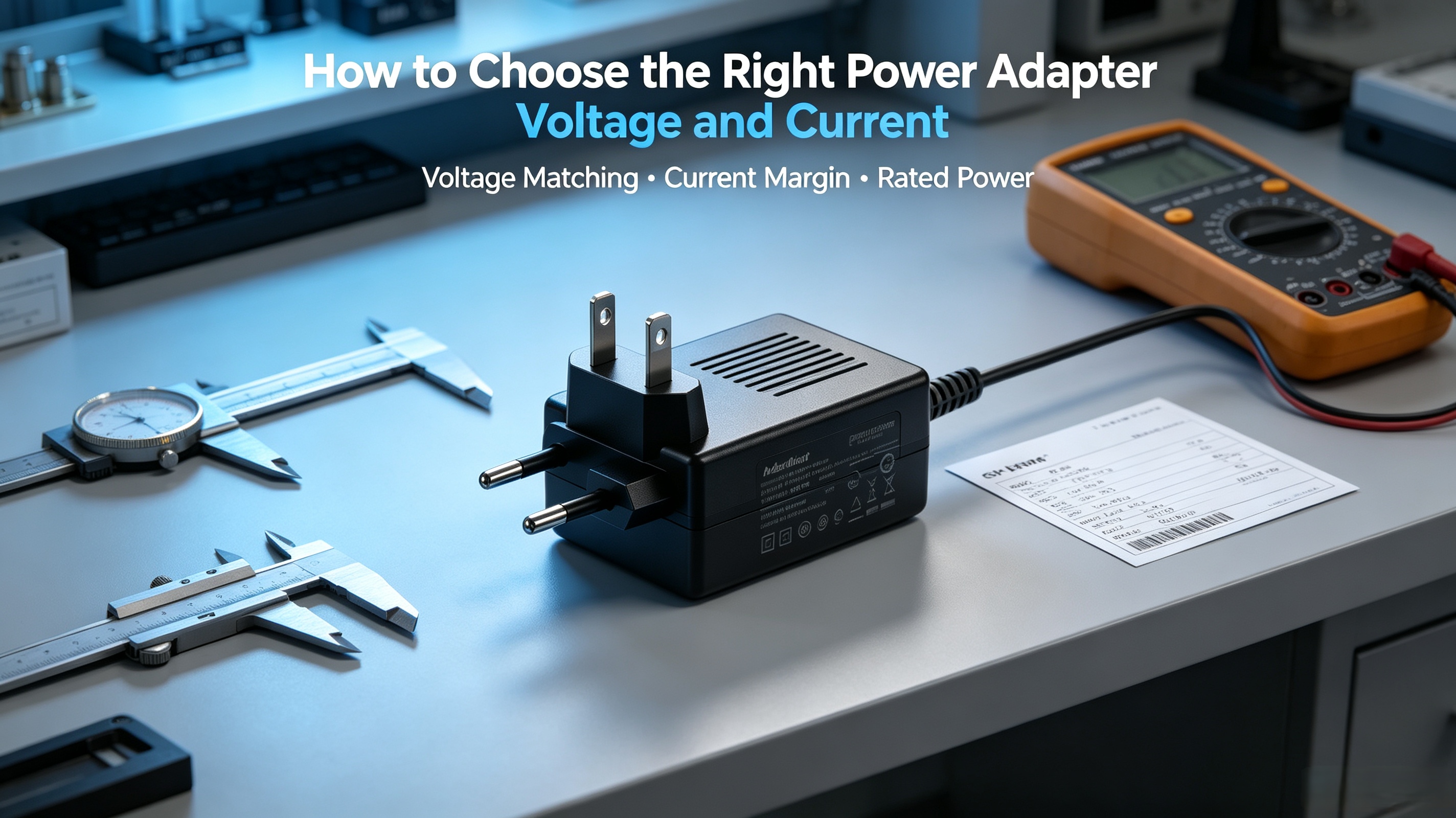 How to choose the right power adapter voltage and current
