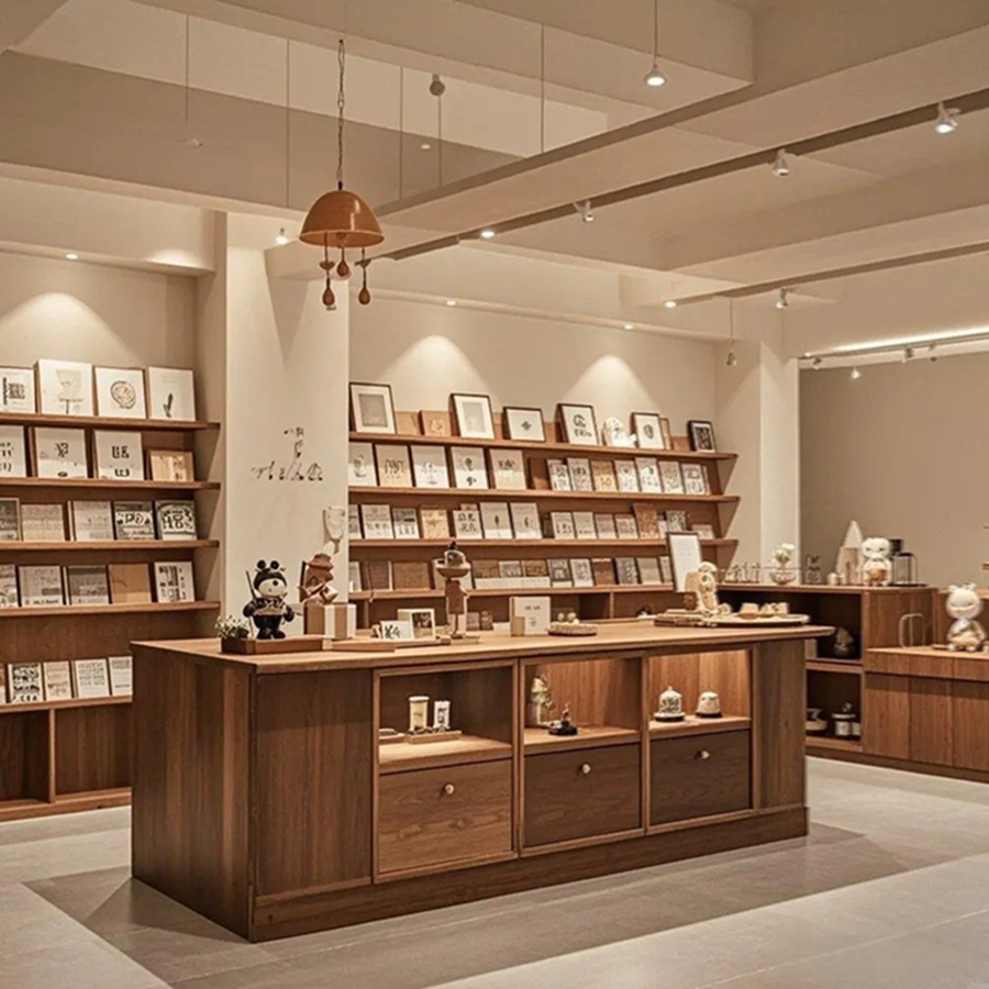 Custom Book Shop Design Bookstore Display Shelves Library Layout Bookcase