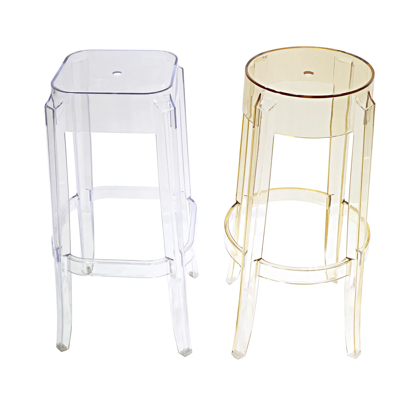 Plastic PC High Bar Dining Stools for Kitchen Counter Restaurant
