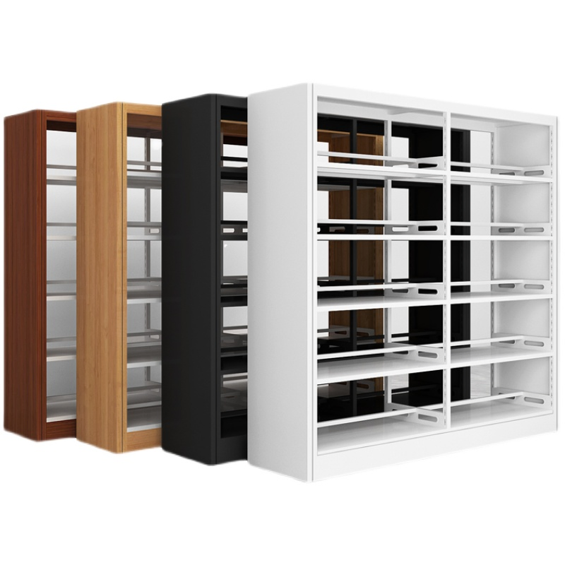 School Furniture Metal Double Faced Multi-Layer Book Shelfing Bookcase