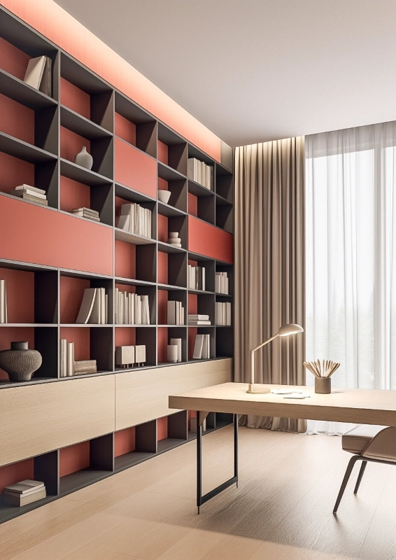 Stylish Multi-Functional Office Bookcase for Smart Workspace Organization
