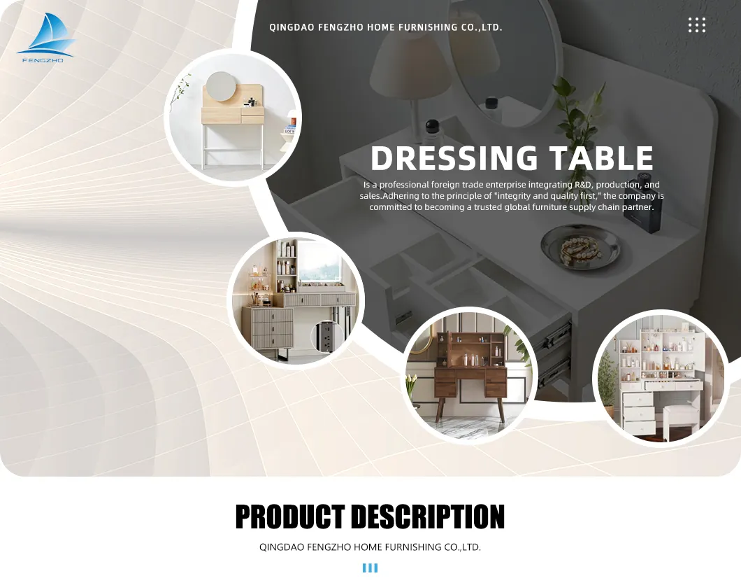 Professional LED Light Dressing Table