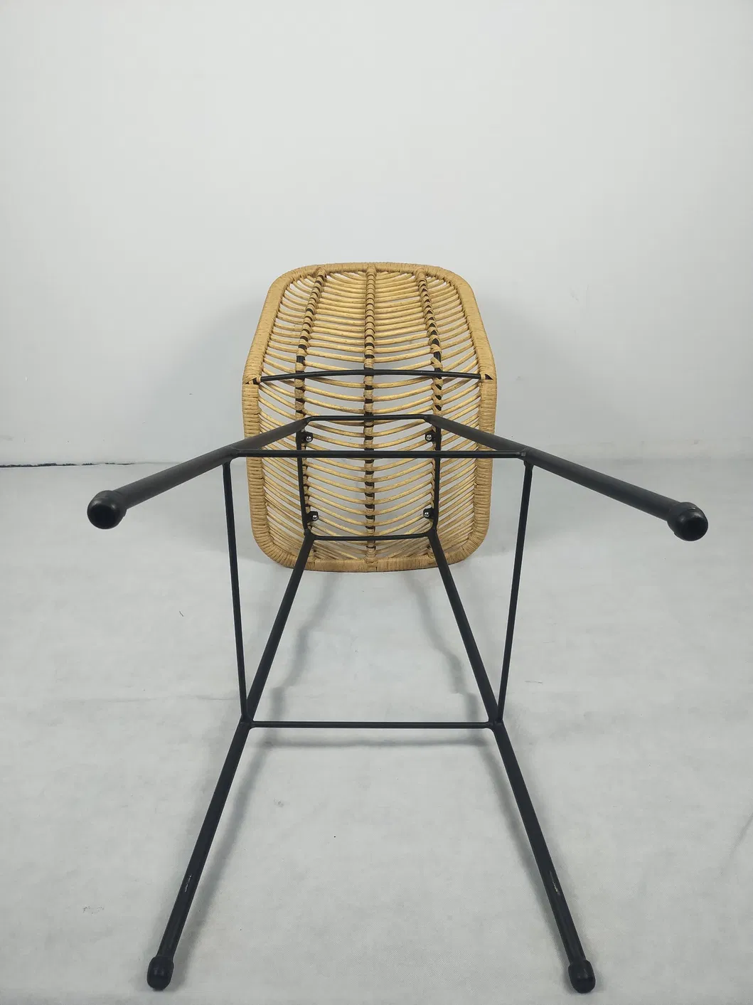 Outdoor Metal Rattan Bar Stool View 4