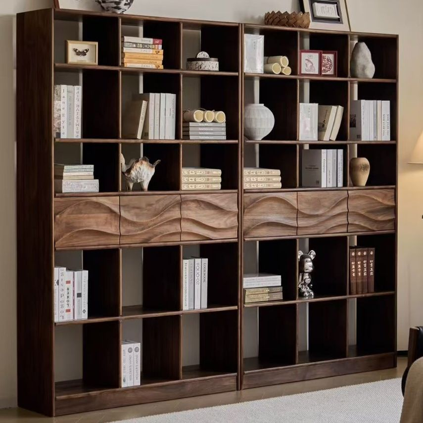 Stylish Bookcase Design for Modern Home and Office Wholesale Filing Library Wooden Bookshelf Made of Melamine Material
