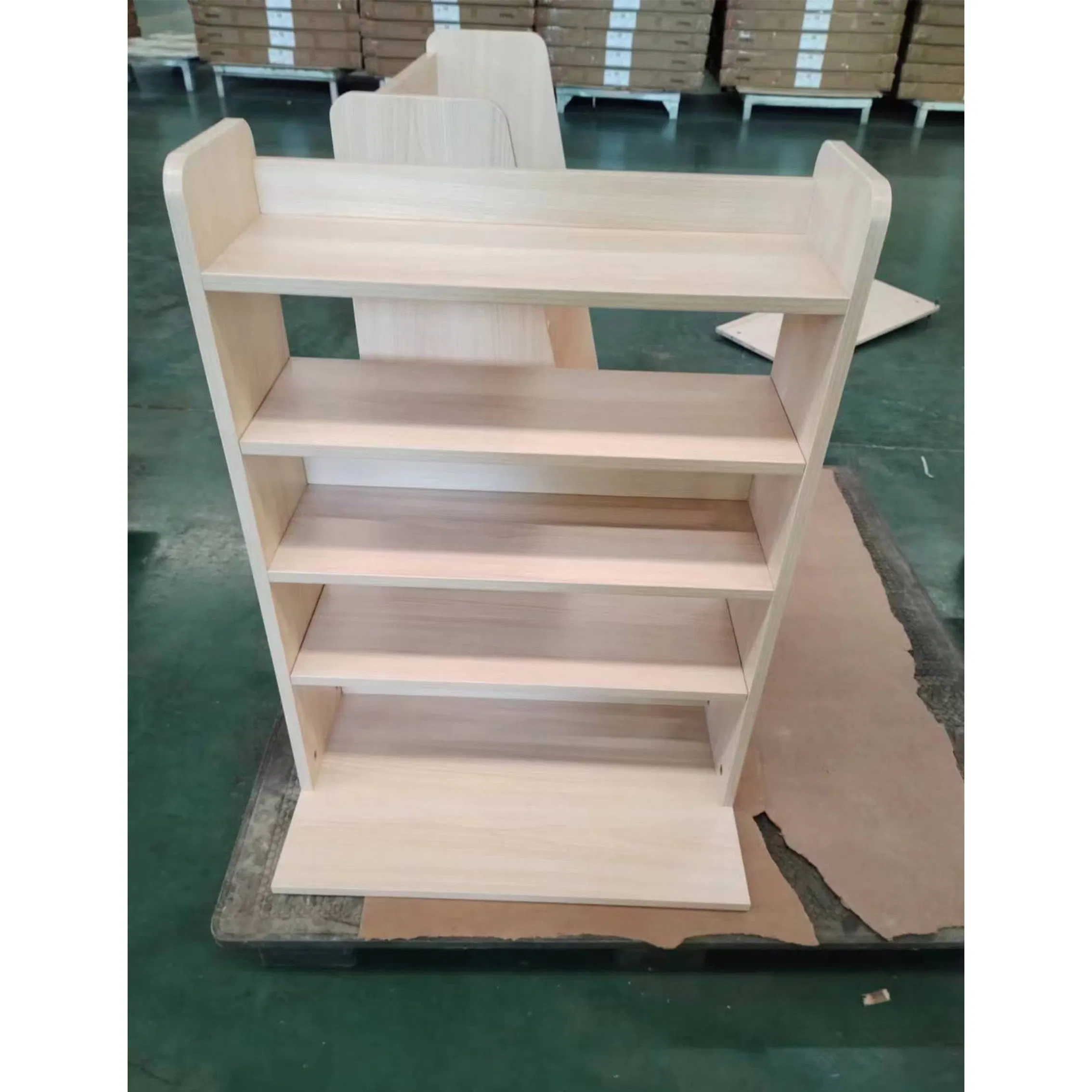 Simple Wall Book Organizer Shelf Home Office Furniture Wooden Cupboard Modular Bookcase