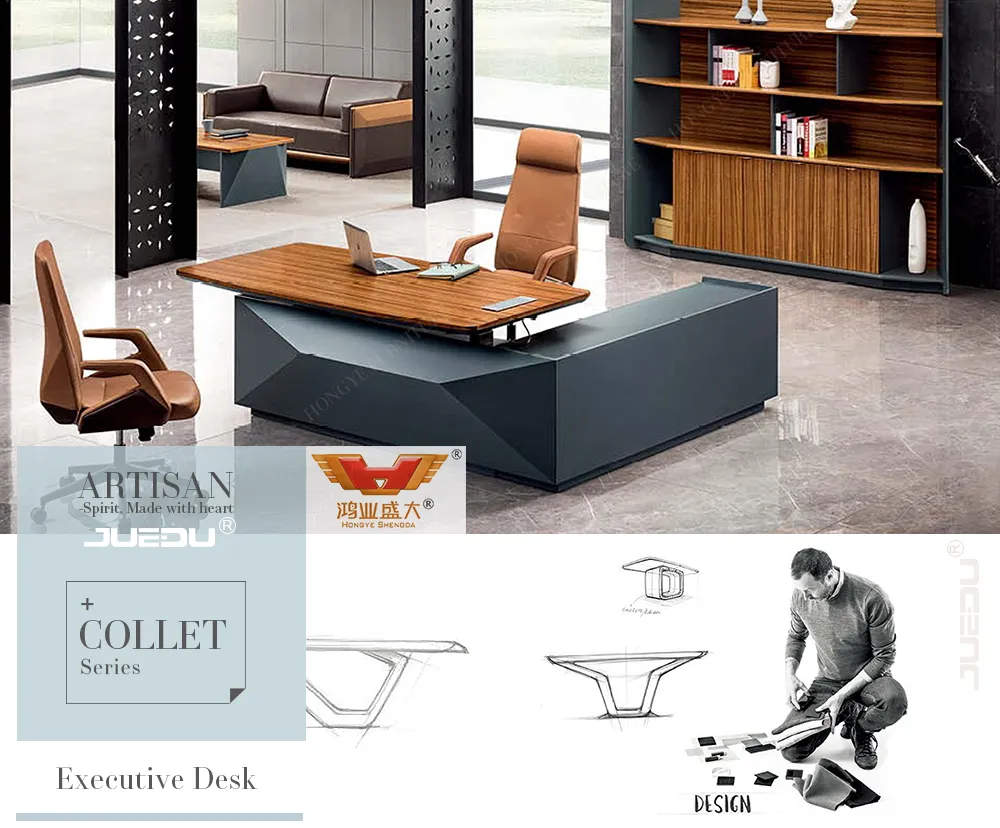 Luxury Modern Executive Furniture Height Adjustable Office Desk