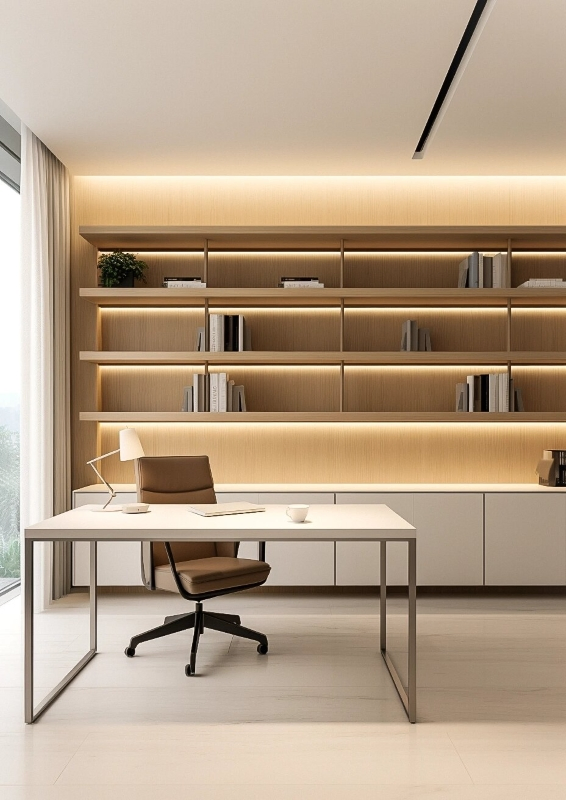Stylish Multi-Functional Office Bookcase for Smart Workspace Organization