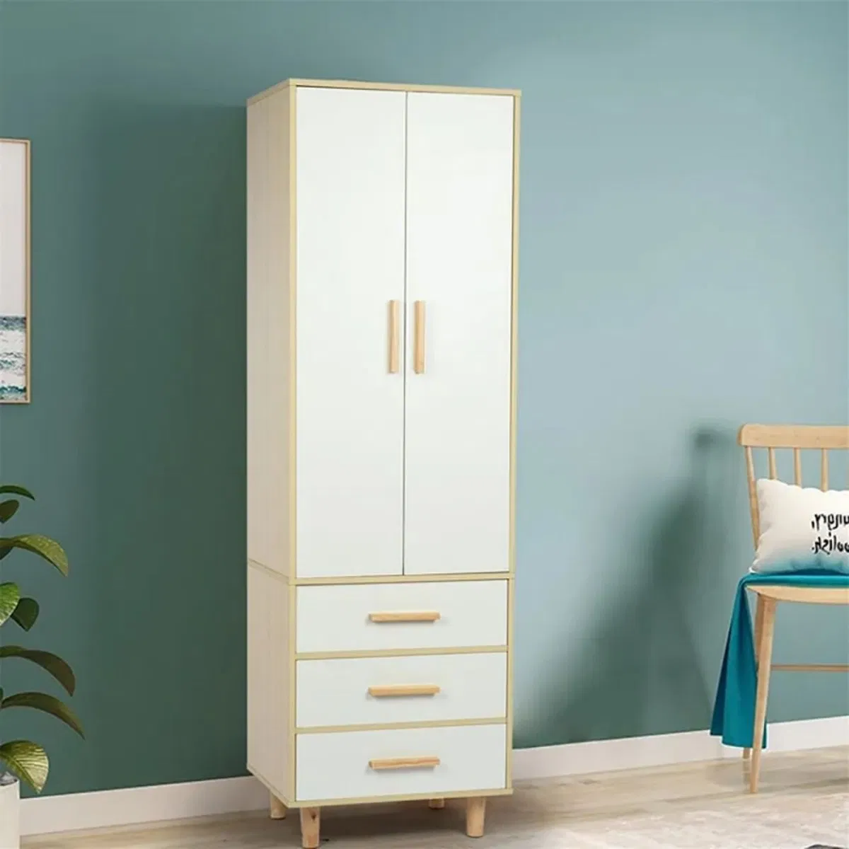 Modern Home Clothing Cabinet MDF Bedroom Furniture Wardrobe
