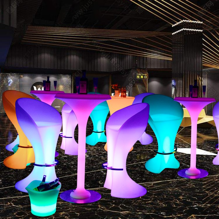 LED Bar Furniture Cocktail Tables Bar Stool