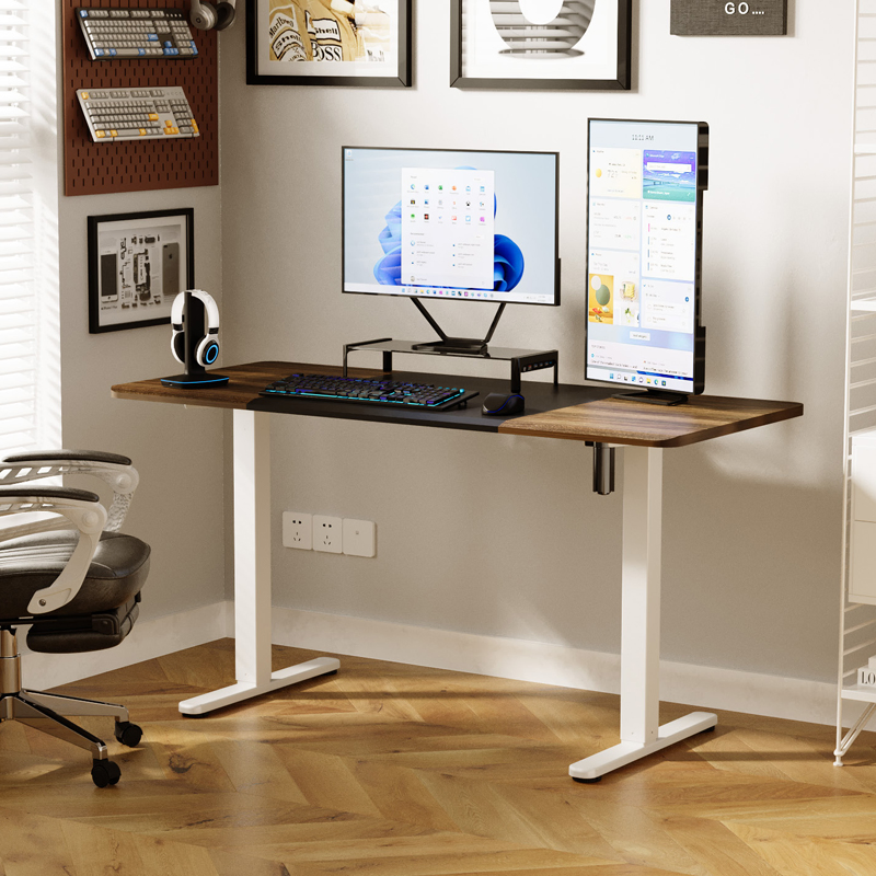 Hz Single Motor Electric Sit-Stand Height Adjustable Office Desk Table