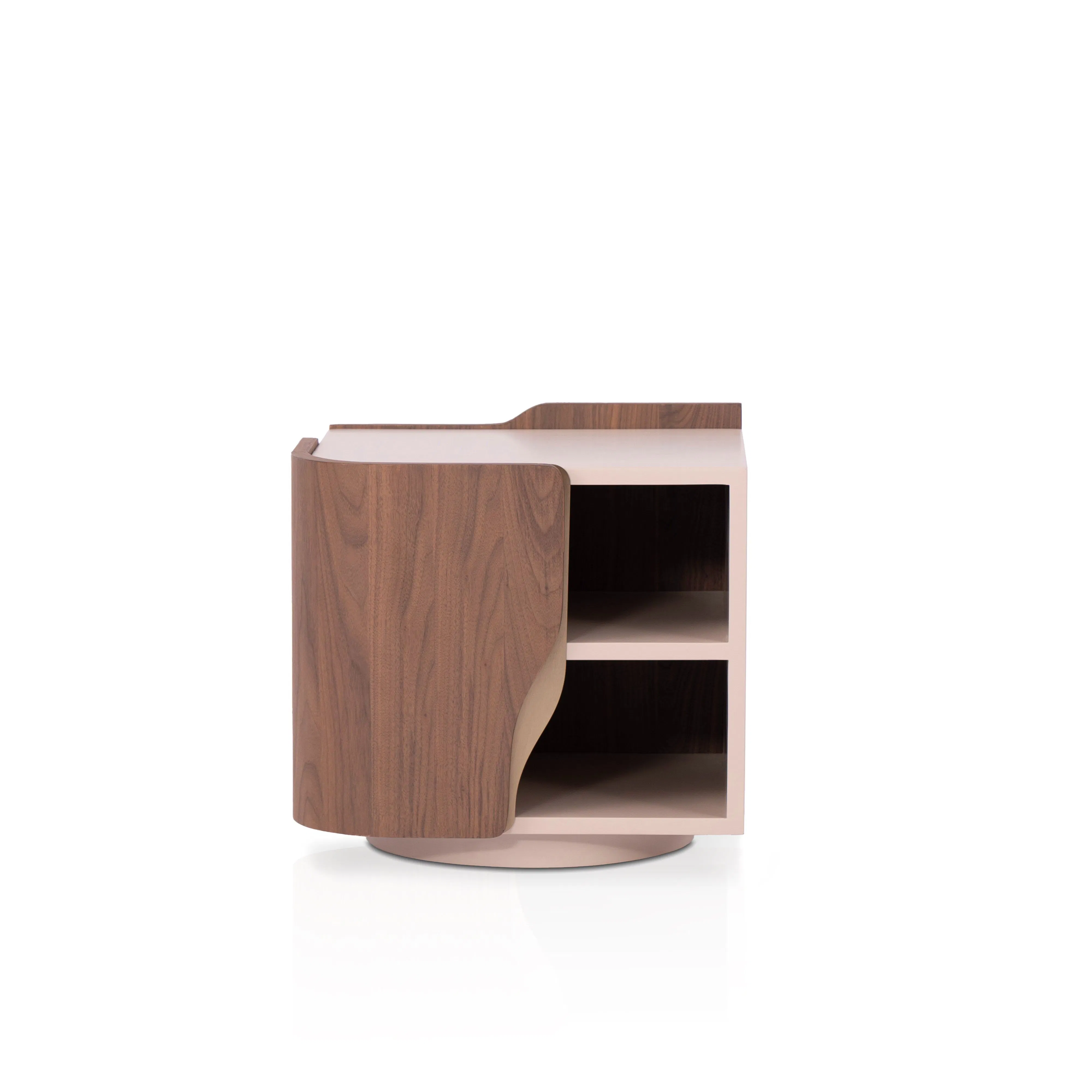 Walnut Wood Home Living Bedroom Furniture Night Stand