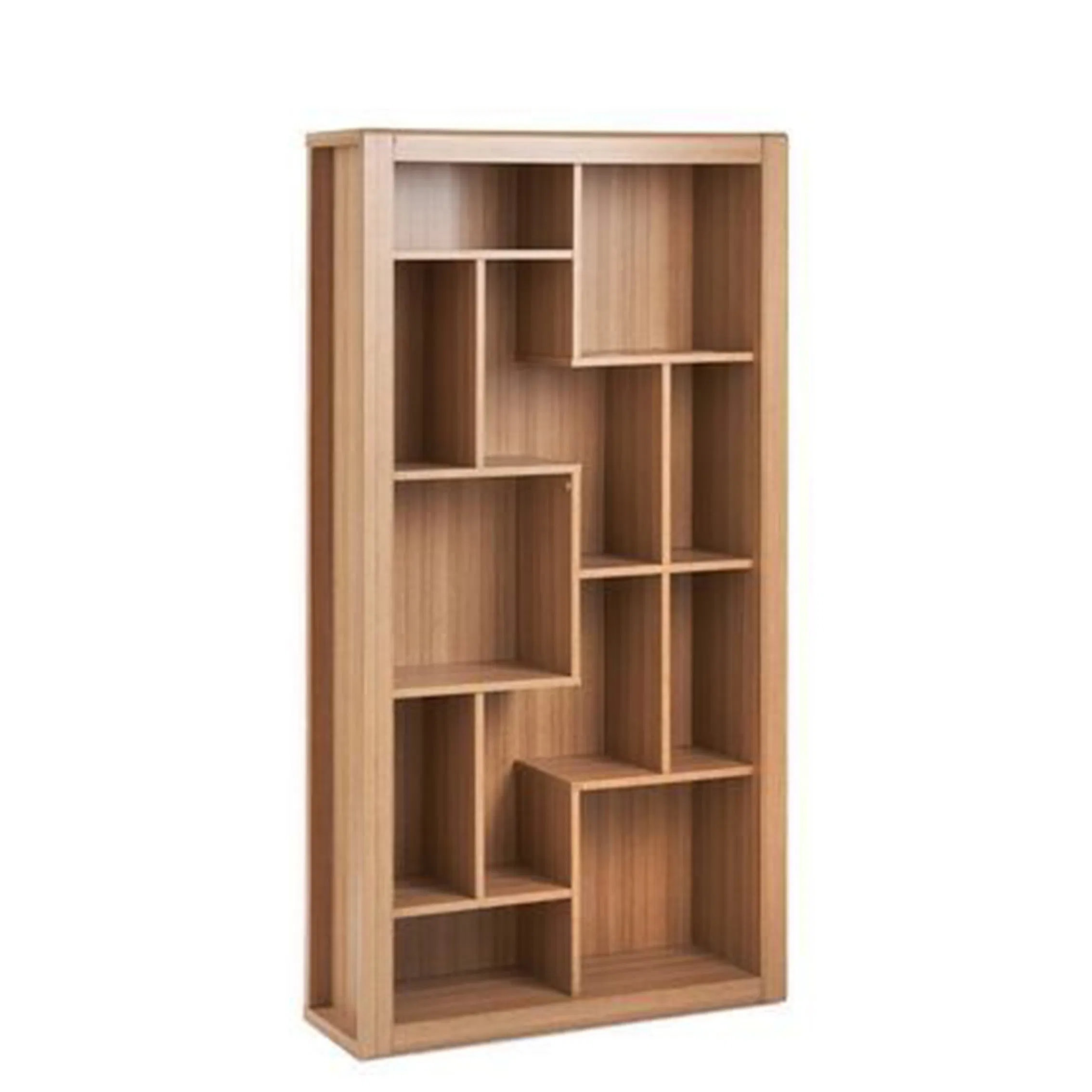 Simple Wall Book Organizer Shelf Home Office Furniture Wooden Cupboard Modular Bookcase