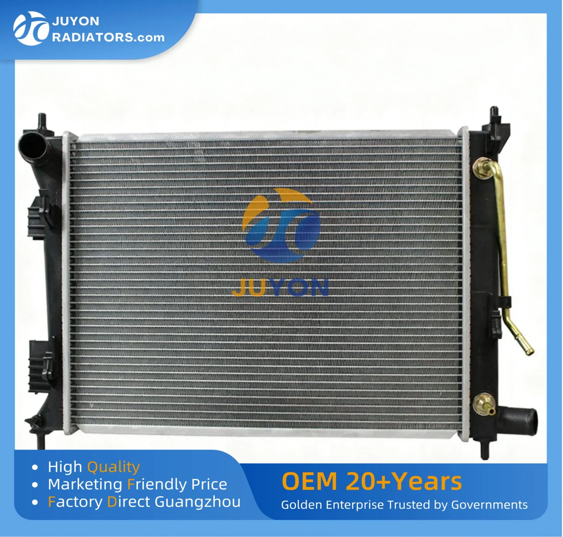 China Supplier Radiator Cooling Engine Aluminum System Automotive Car Radiator for Hyundai Accent/Solaris'11- at KIA Rio'11- OEM 25310-1r150 Dpi 13253