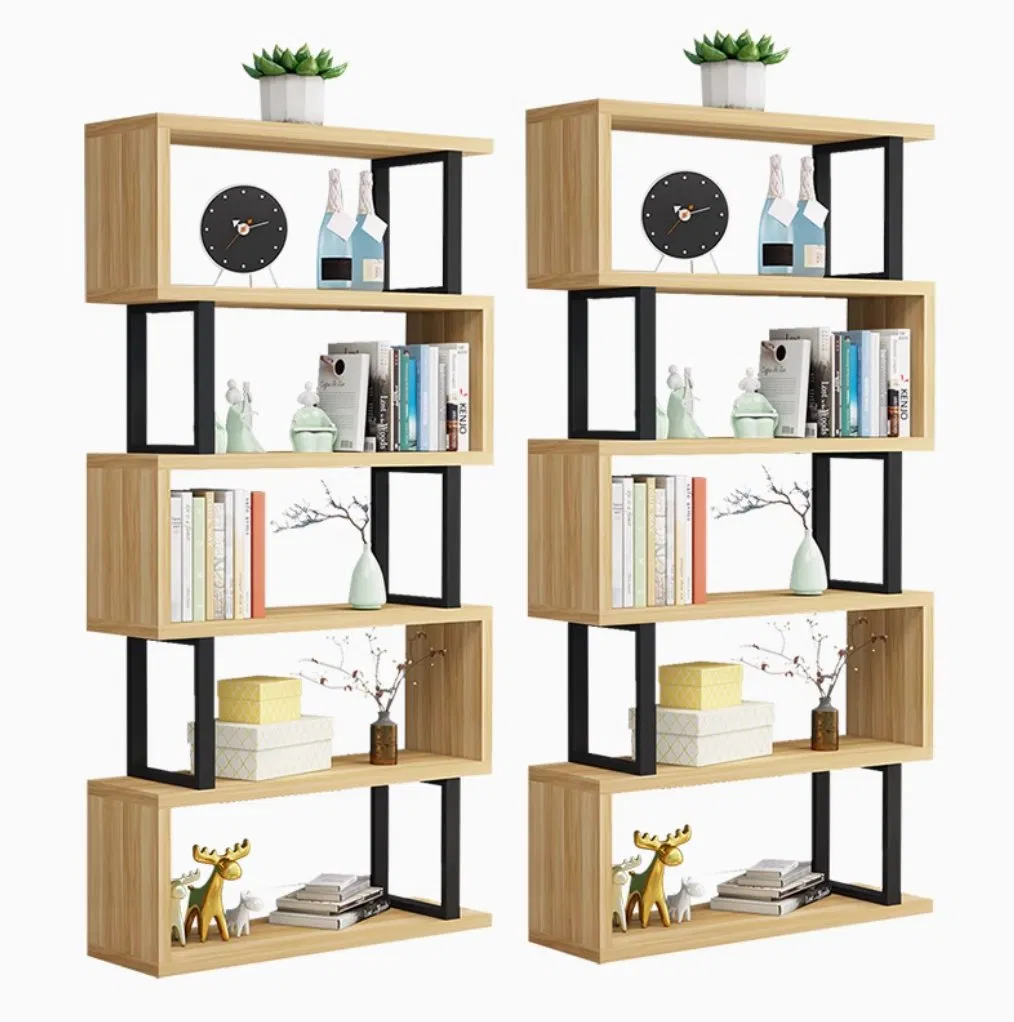 Bookcase with Reflective Bookshelf and Decorative Bookrack for Retail Stores Bookcase