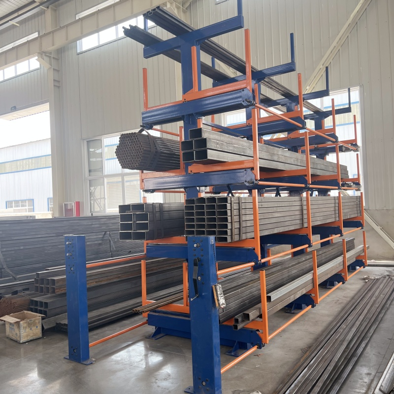 Adjustable Retractable Cantilever Shelves for Metal Storage Solutions