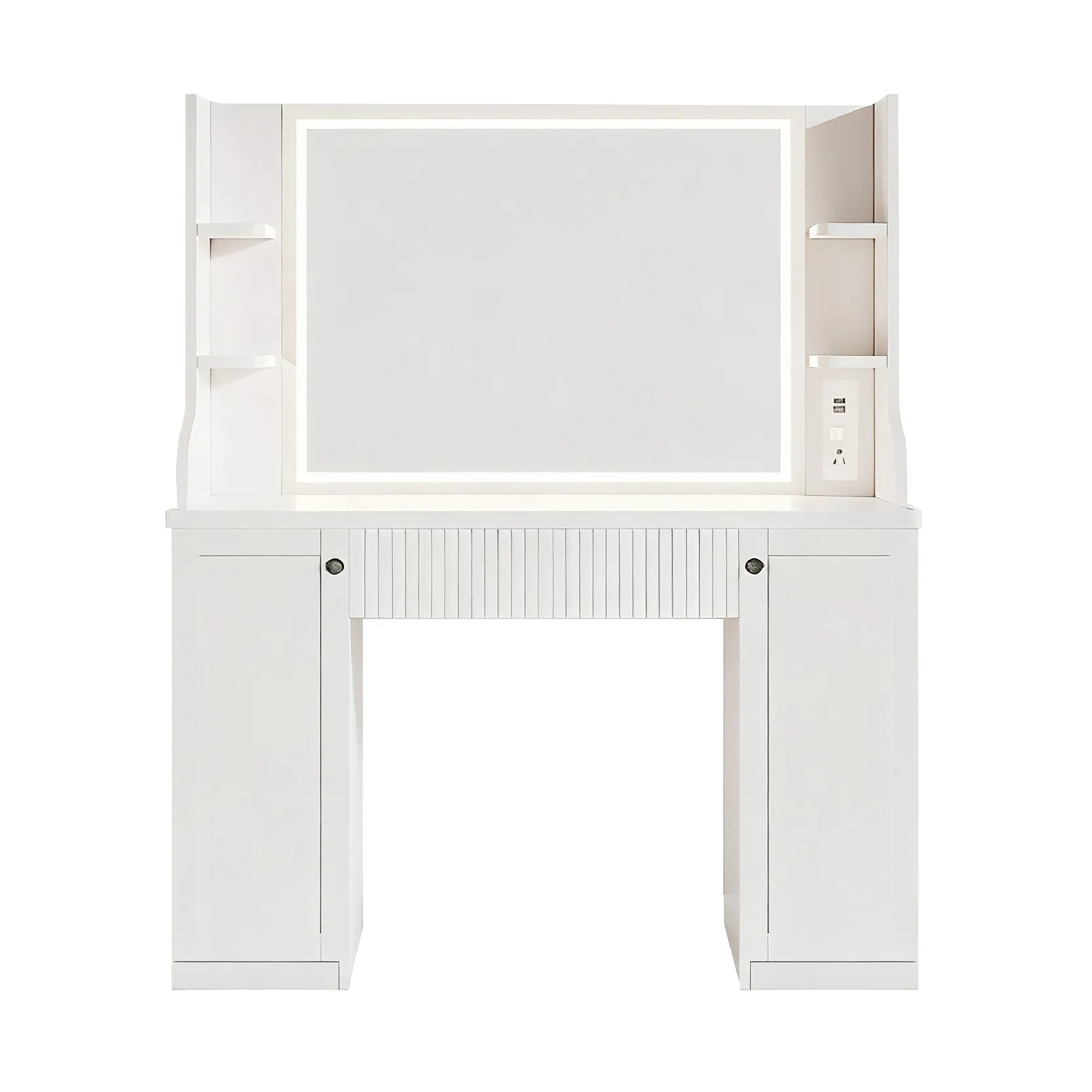 Factory Customized Professional LED Light Large Capacity Dressing Table
