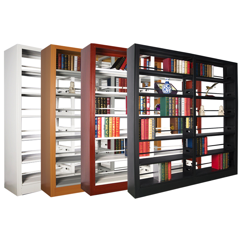 School Furniture Metal Double Faced Multi-Layer Book Shelfing Bookcase