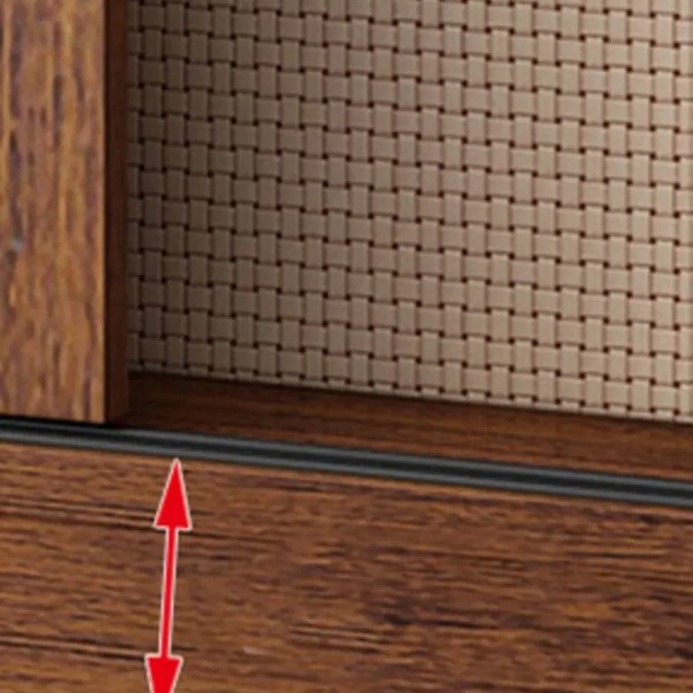 Modern Portable 2 Doors Wardrobe with Drawer Cloth Cabinet in Bedroom