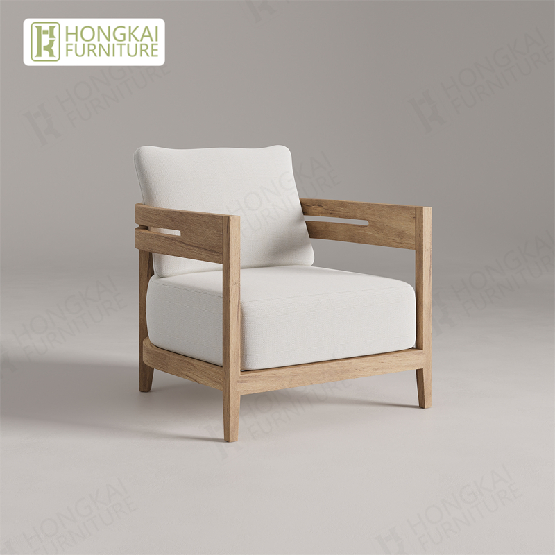 Wholesale Modern Style Teak Wood Sectional Sofa Outdoor Furniture Coffee Table for Patio Garden Furniture