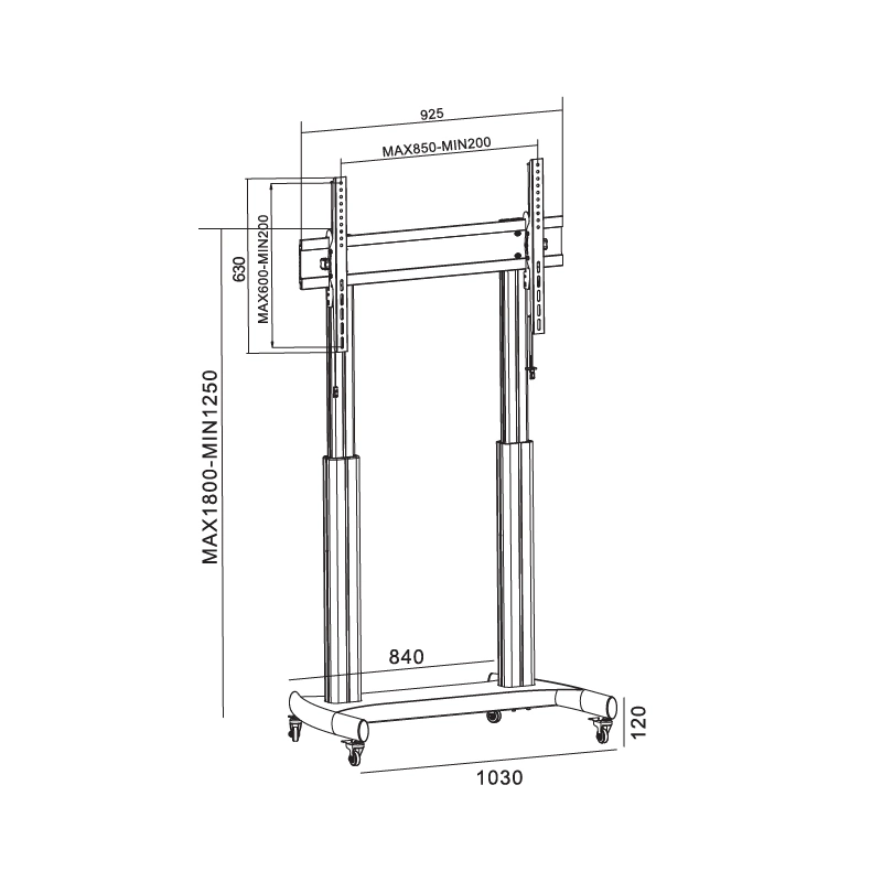 Electric Lift TV Brecket / Stand 47-94 Inch (MT 002B)