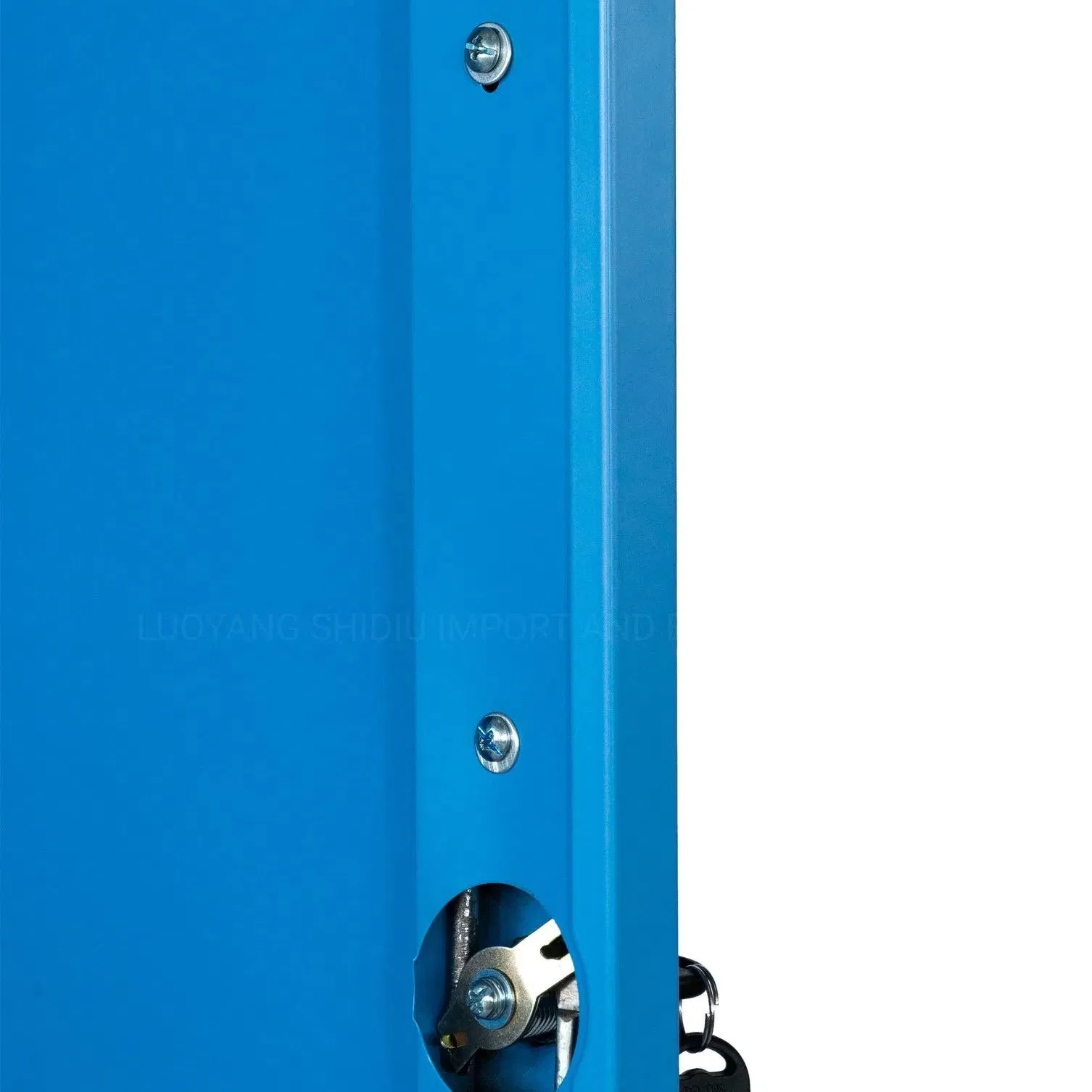 Steel Almirah Clothes Storage Wardrobe Tall Metal Accent Cache Cabinet