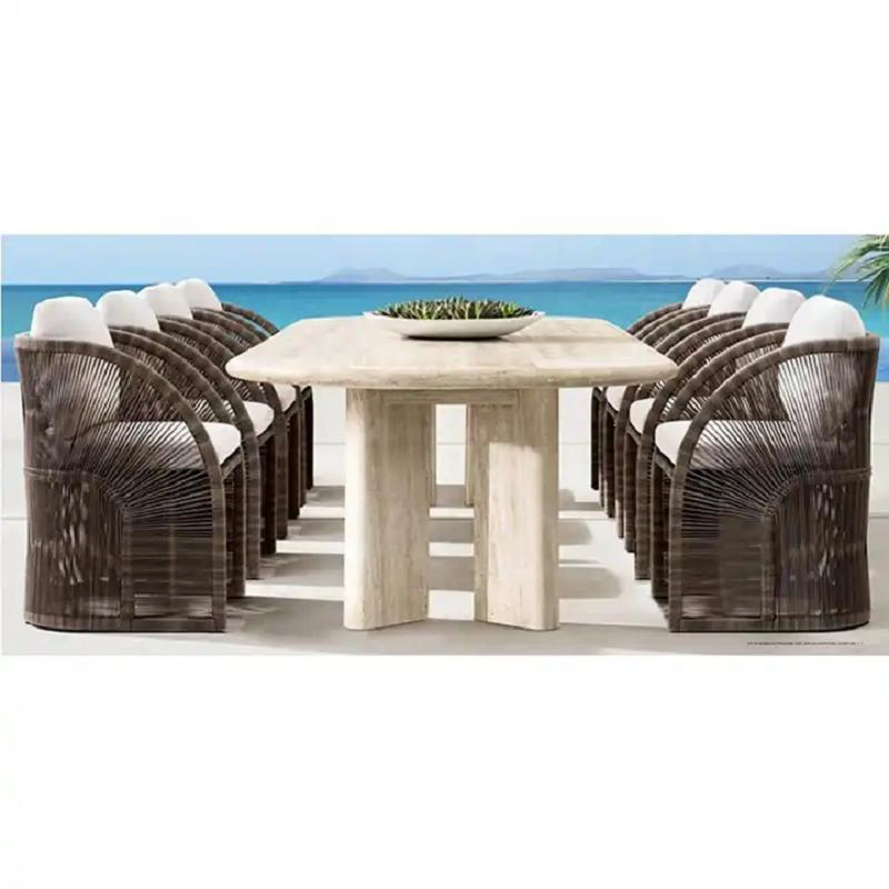 New Outdoor Sofa Hotel Furniture Patio Rope Set Garden Sofa