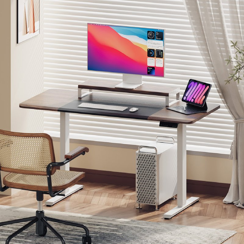 Hz Single Motor Electric Sit-Stand Height Adjustable Office Desk Table