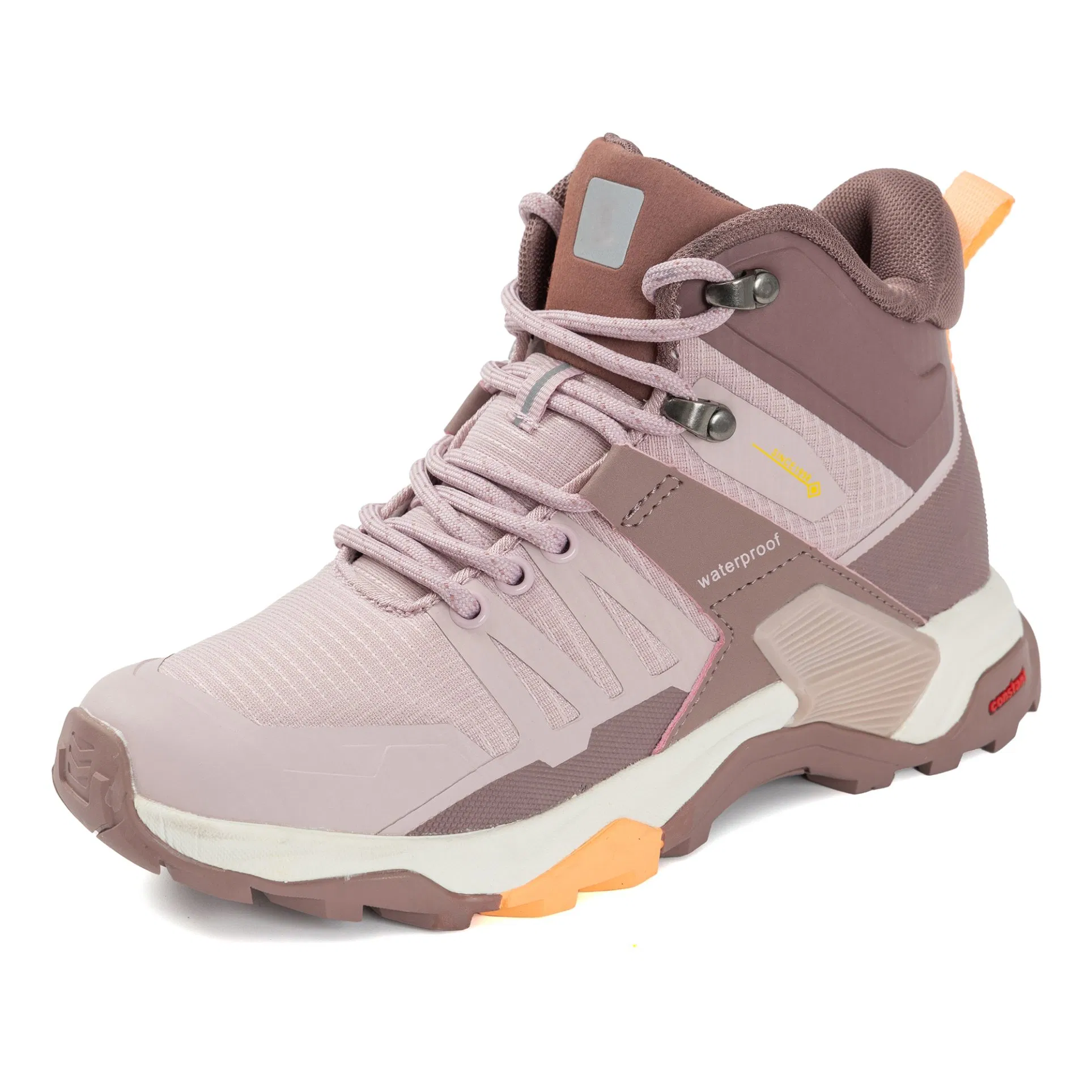 All-Terrain MID-High Boots Waterproof Multi-Color Accent Stitching Outdoor Shoes