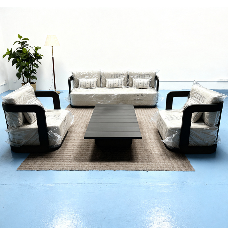 Outdoor Furniture Aluminum Sofa Set Garden Patio Couch