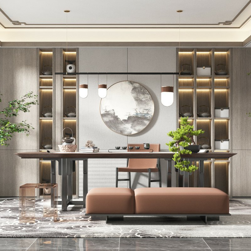 Modern Style Display Filing Cabinet White Bookshelf and Bookcase Custom Design Plywood Bedroom Study Desk Bookcase with Mirror