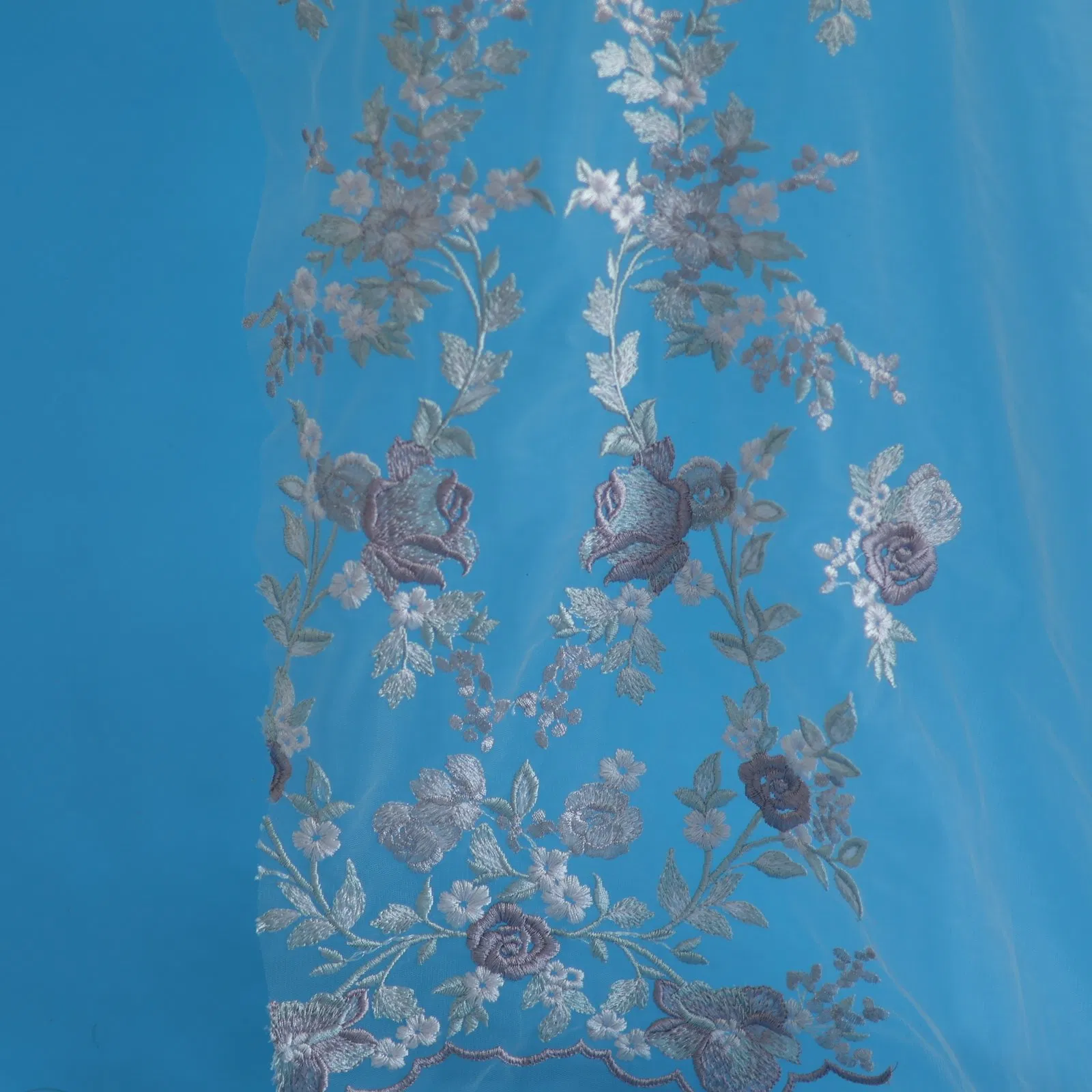 Exquisite Floral Lace Embroidery for Bridal Dress Accents