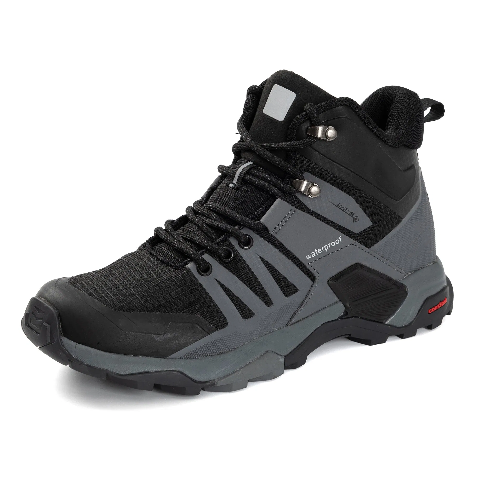 All-Terrain MID-High Boots Waterproof Multi-Color Accent Stitching Outdoor Shoes
