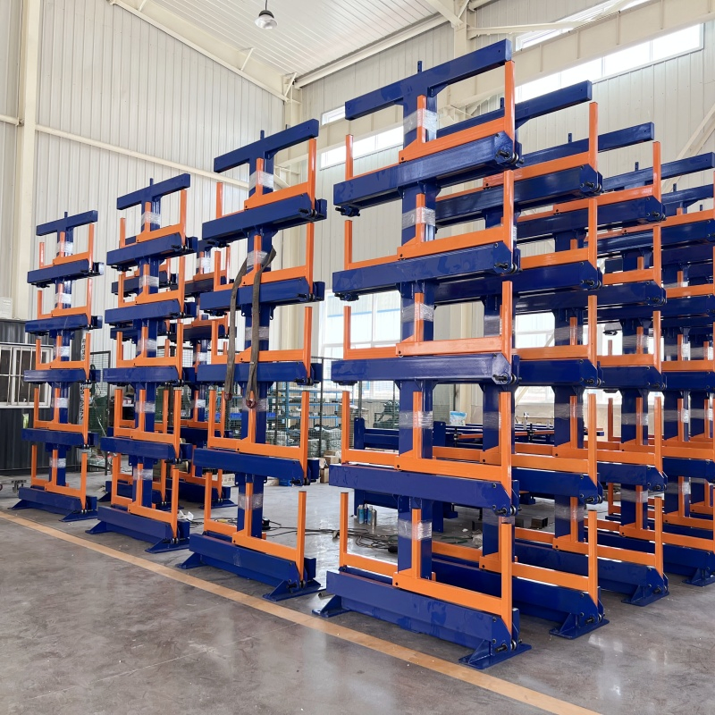 Adjustable Retractable Cantilever Shelves for Metal Storage Solutions