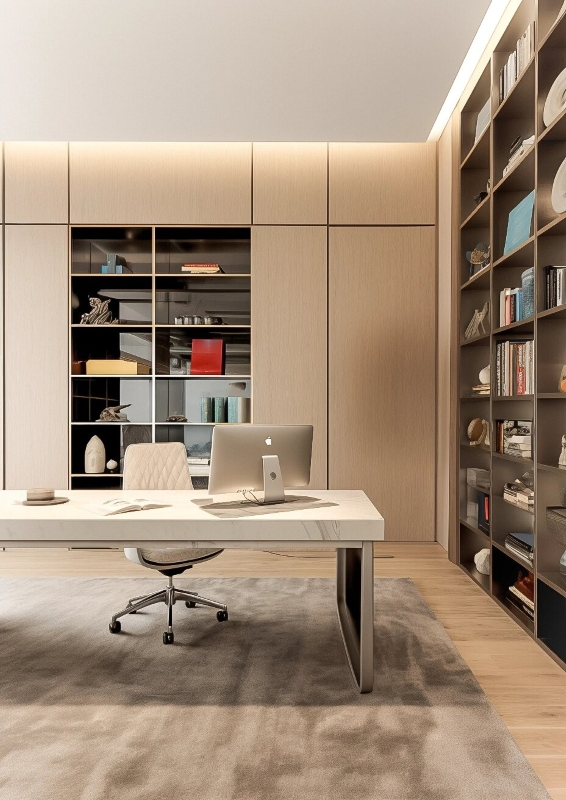 Stylish Multi-Functional Office Bookcase for Smart Workspace Organization