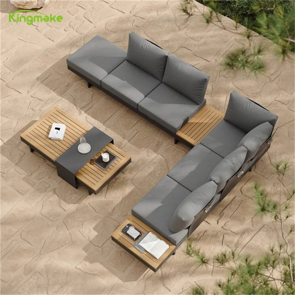 Modern Outdoor Lounge Sofa L-Shape Garden Patio Furniture for Resort