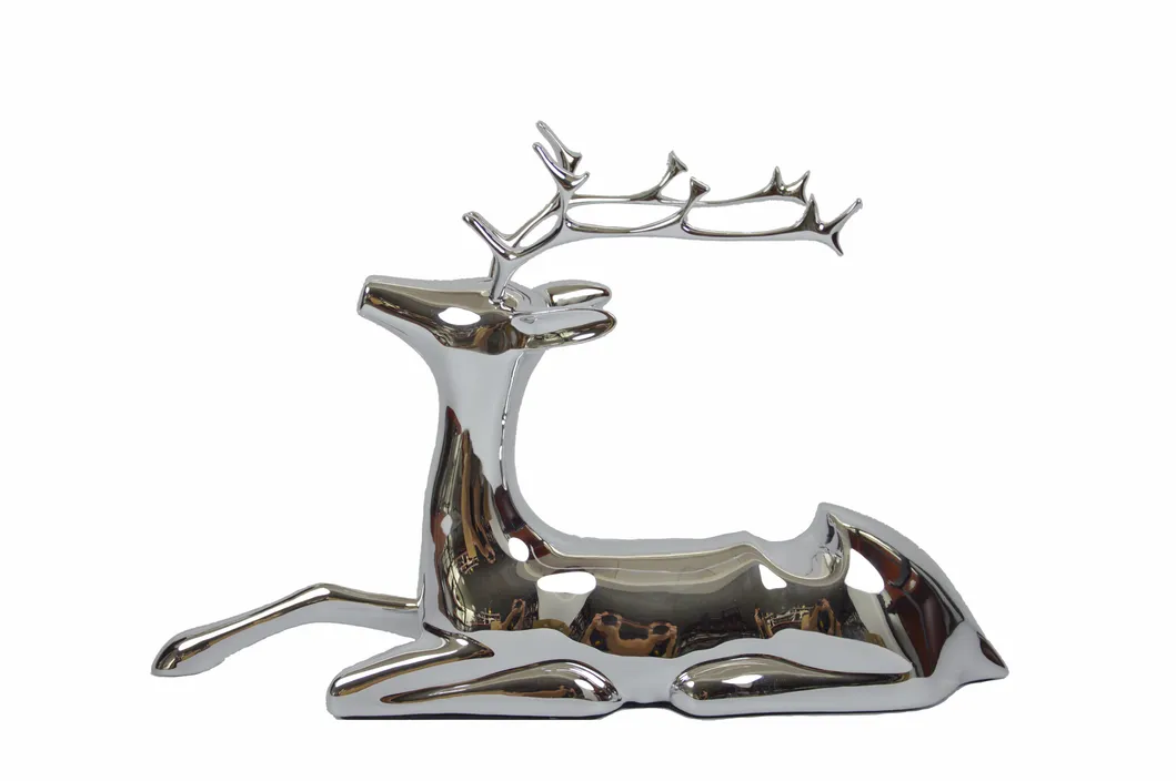 Gold Deer Sculpture View