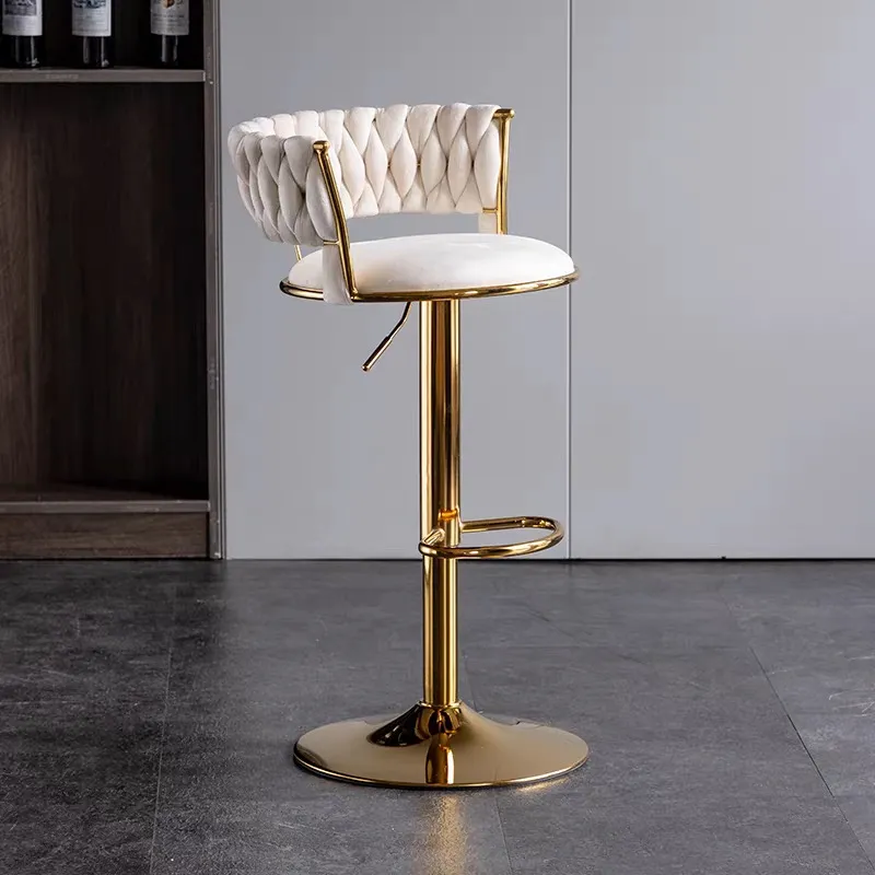 Metal Gold Stool