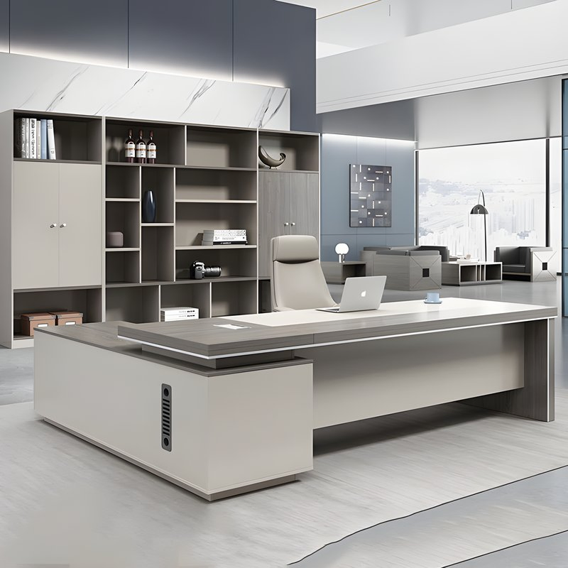 Modern Manager Office Desk Boss Table Melamine Office Furniture Executive Desk for Office
