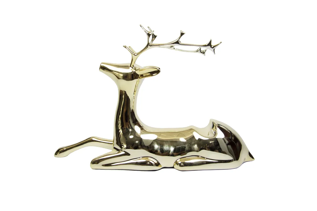 Golden Deer Ornament