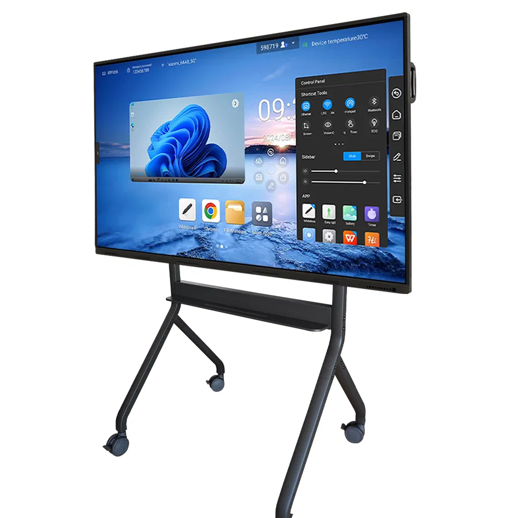 OEM ODM Electric Motorized TV Lift Most 55-86 Inch Flat Panel LED Stand Design Compact Electric Movable Black LCD Lift Stand Motorized Stand