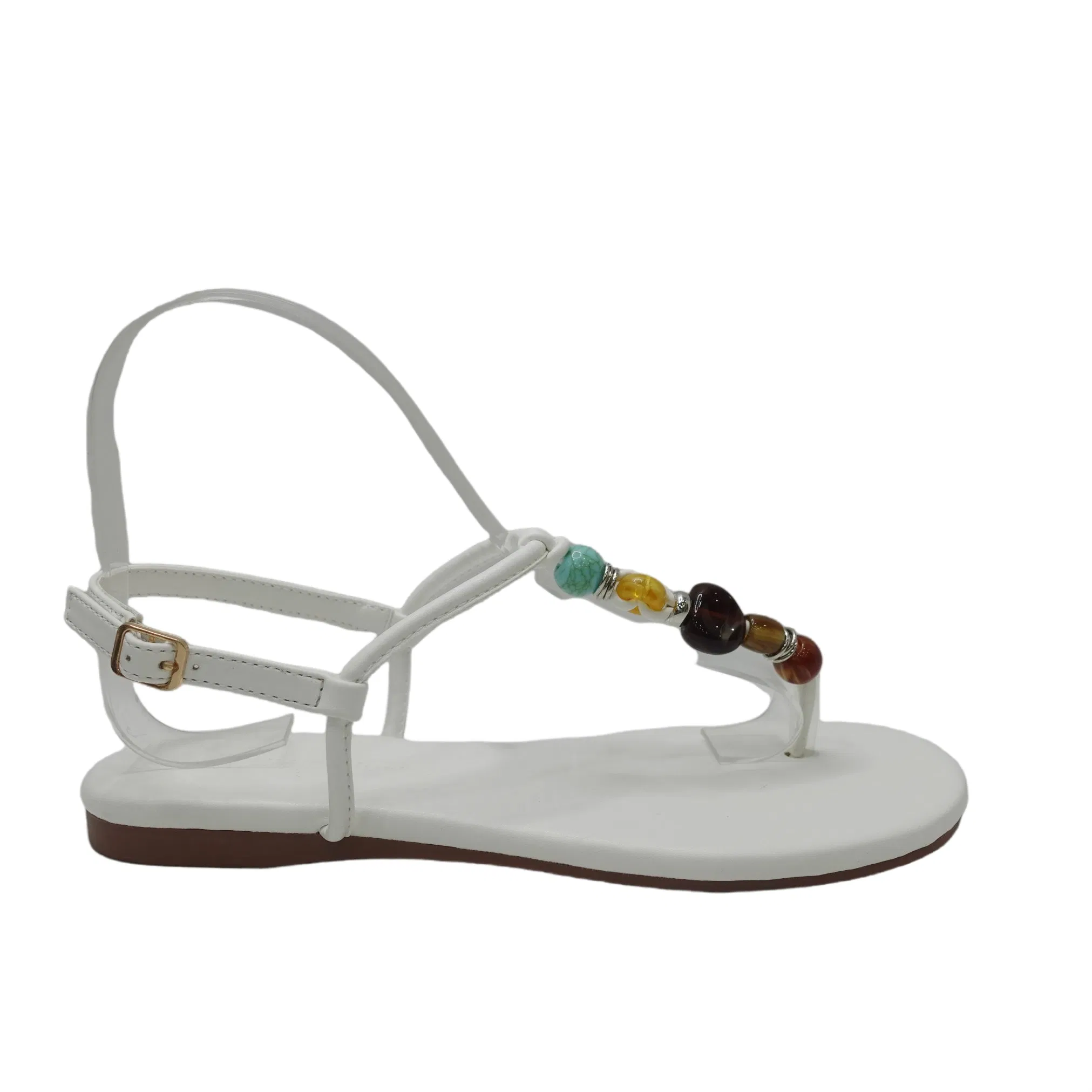 Women's/Ladies' Flip-Flops Sandals with Beads Accents and Slingback