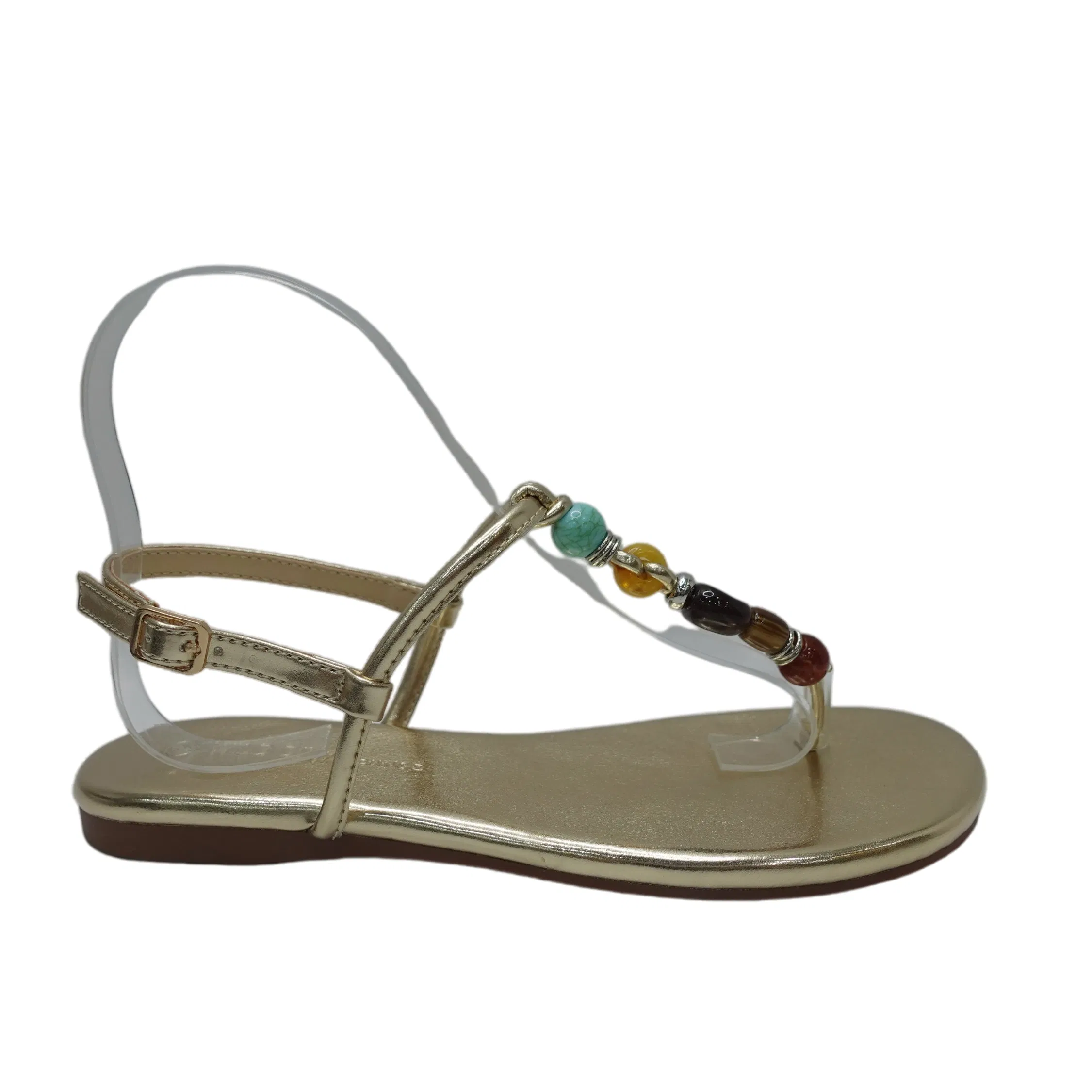 Women's/Ladies' Flip-Flops Sandals with Beads Accents and Slingback