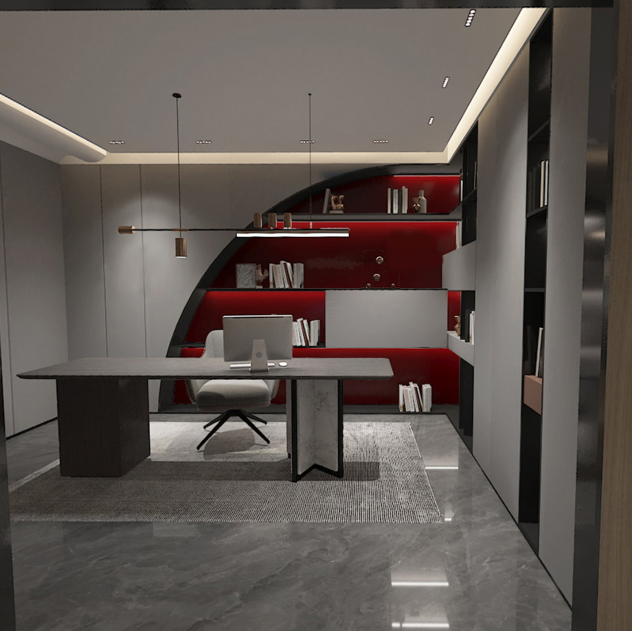 Functional and Stylish Solid Wood Bookcase for Modern Offices