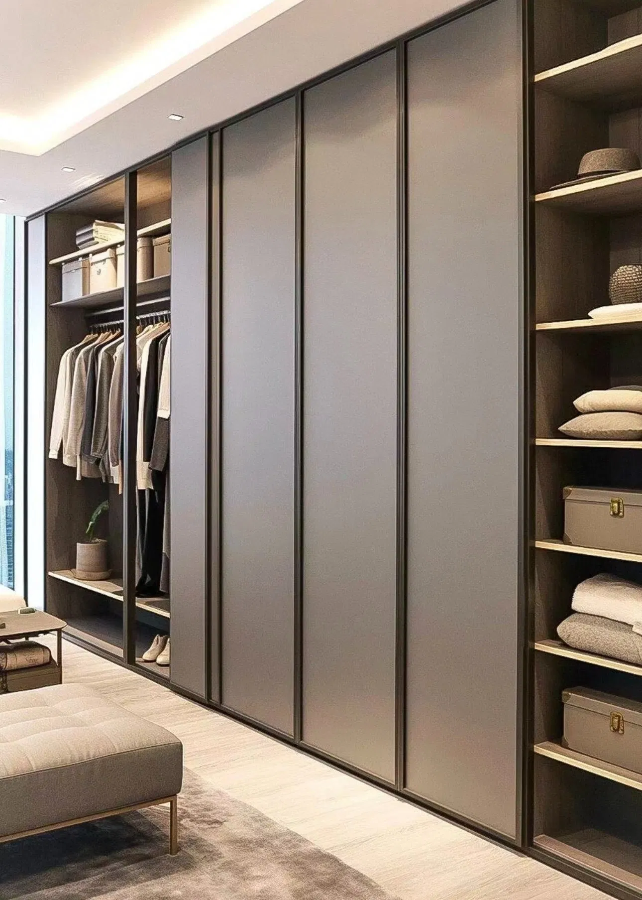 Top-Rated Custom High-End Kitchen Cabinet Saving Furniture Meubles De Maison Large Capacity Storage Wardrobe Eco-Friendly Home Furniture