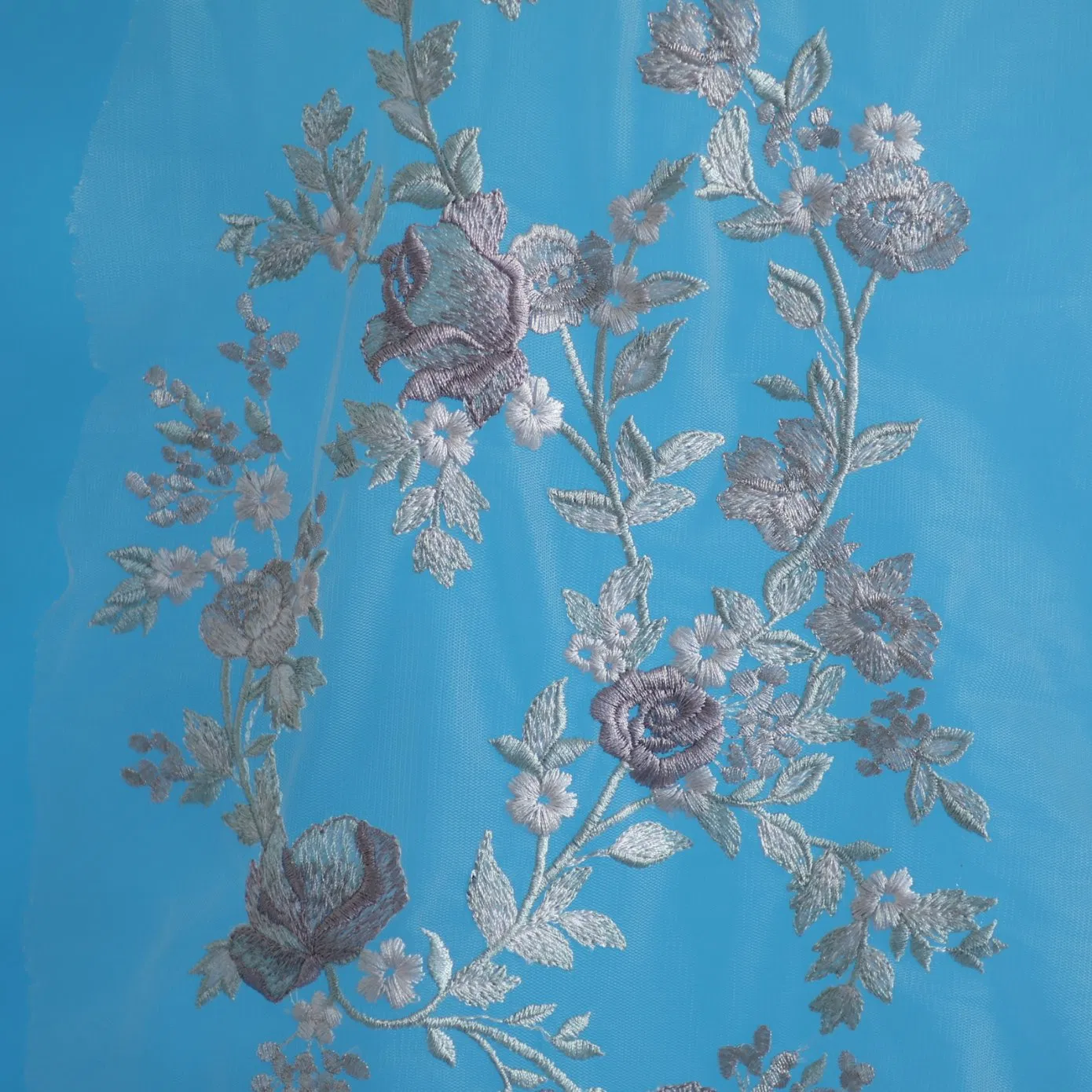 Exquisite Floral Lace Embroidery for Bridal Dress Accents