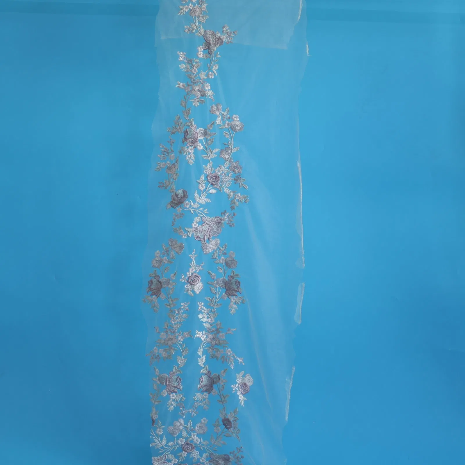 Exquisite Floral Lace Embroidery for Bridal Dress Accents