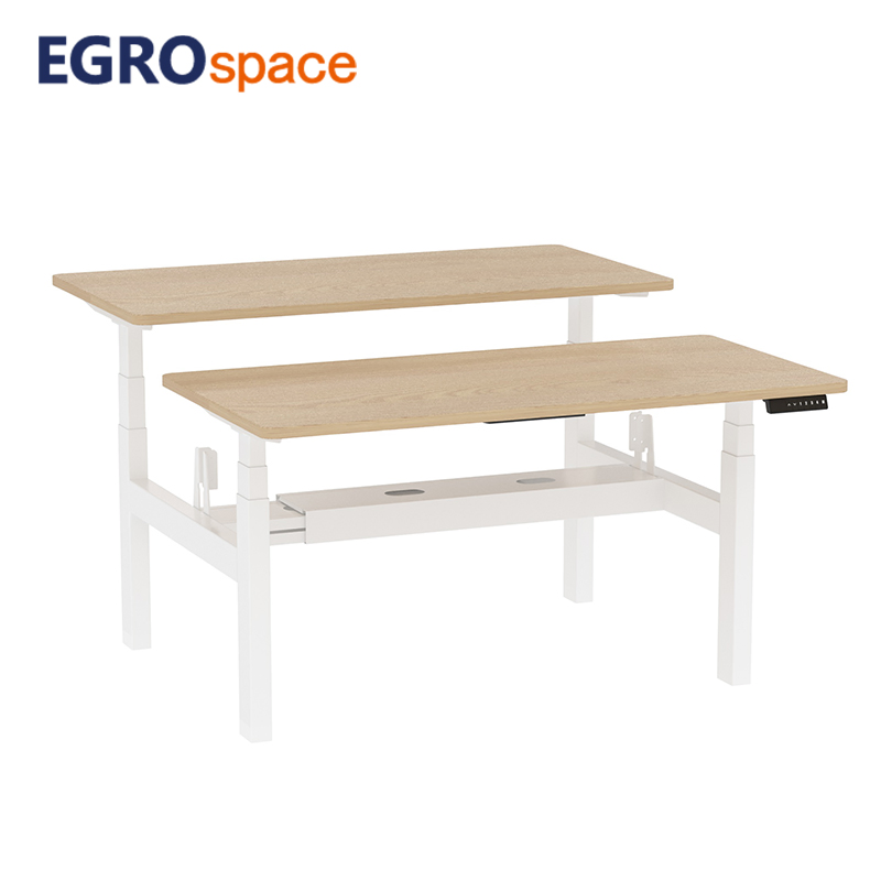 Egrospace Adjustable Standing Electronic Electric Lift High Face to Face Dual Motor Height Executive Office Desk
