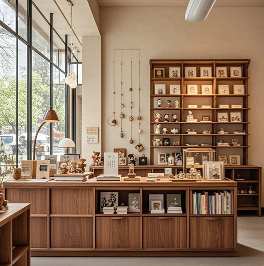 Custom Book Shop Design Bookstore Display Shelves Library Layout Bookcase