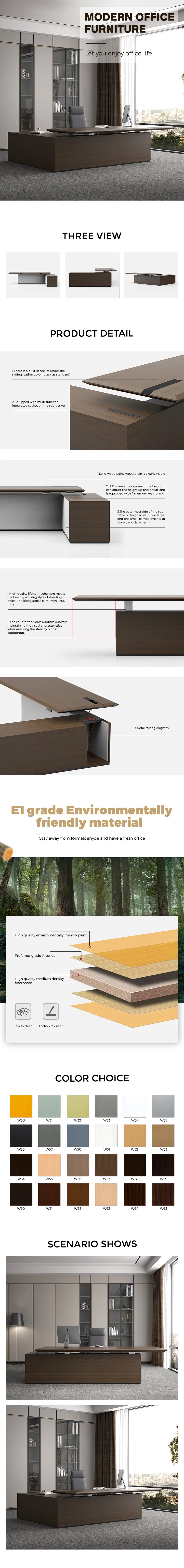 Executive Desk Design Details