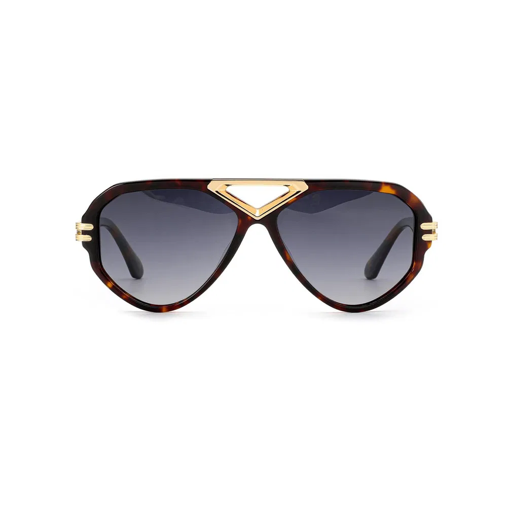 Gd Luxury Fashion Sunglasses Gafas Factory Supply Women Acetate Sunglasses Men Sunglasses Sun Glasses Gold Metal Accents Acetate Polarized Sunglasses